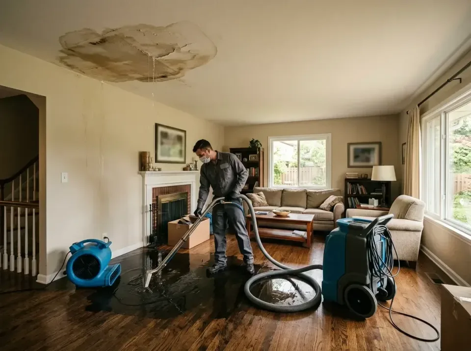 attic-pipe-burst-ceiling-drip-008 — frequently asked questions, Water Damage Restoration & Carpet Care in Portland, OR